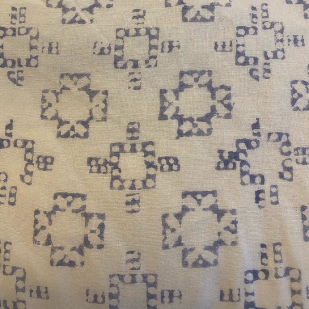 Kerry Cassill twin block print duvet